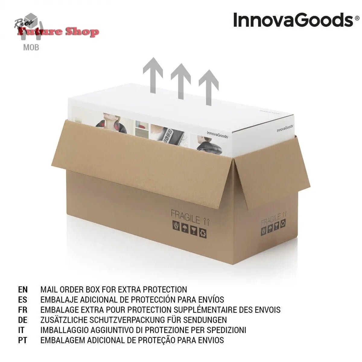 Escritorio Portátil para Ordenador con Cojín XL Deskion InnovaGoods - Rios Future Shop