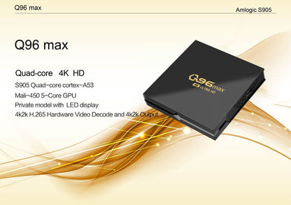 Q96 MAX  BOX 4K Set Android