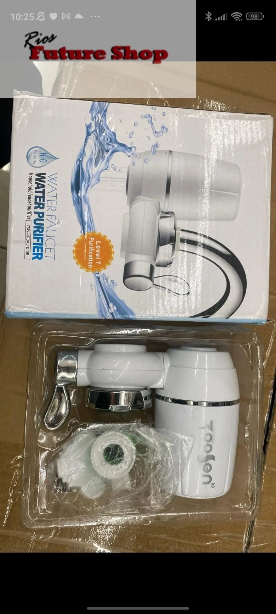 Filtro de agua para torneira - Rios Future Shop