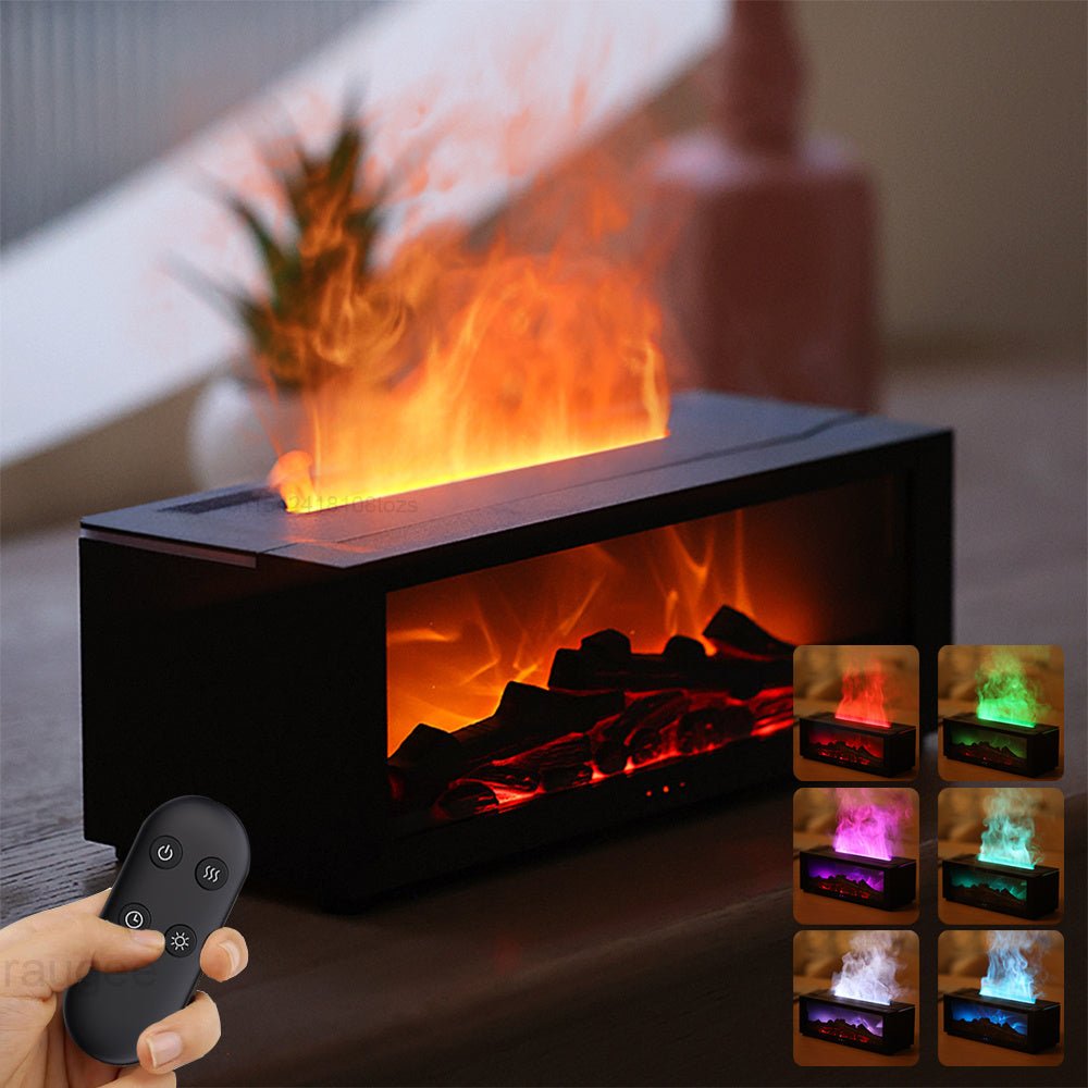 FlameGlow 3D Essential Oil Diffuser - Rios Future Shop