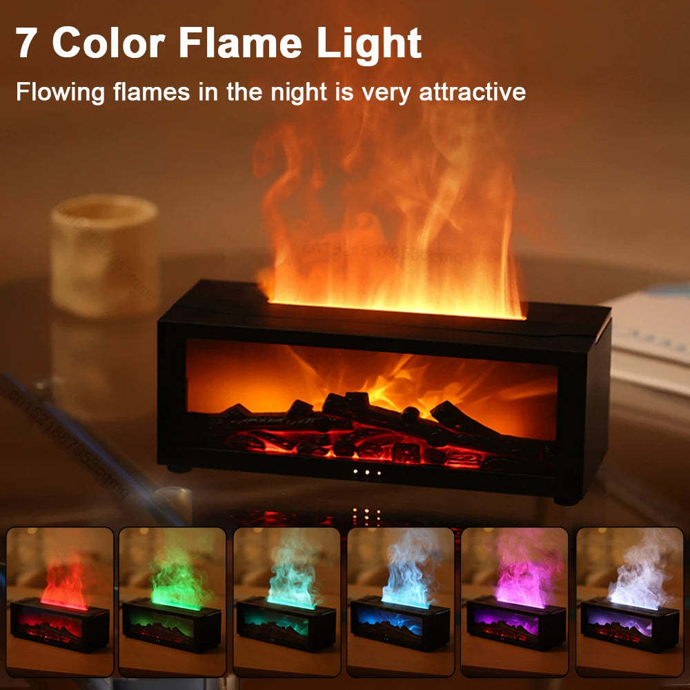 FlameGlow 3D Essential Oil Diffuser - Rios Future Shop