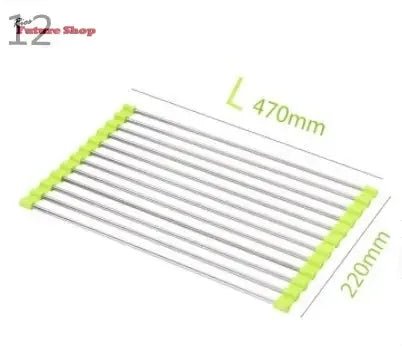 Folding Kitchen Drain Sink Rack Stainless Steel - Rios Future Shop