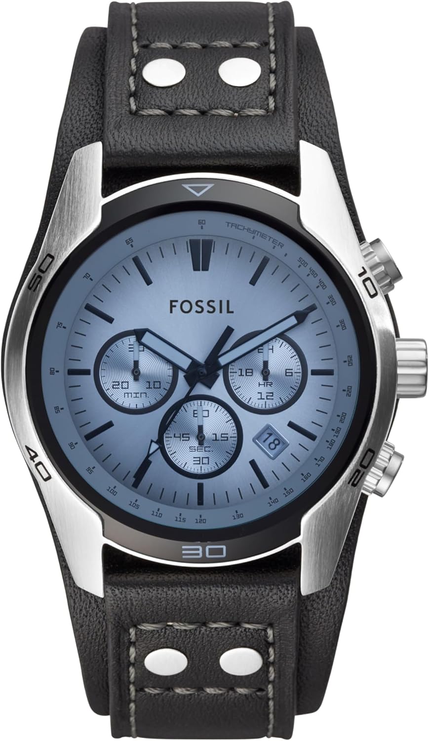 Fossil Reloj para Hombre Coachman, Movimiento cronógrafo de Cuarzo