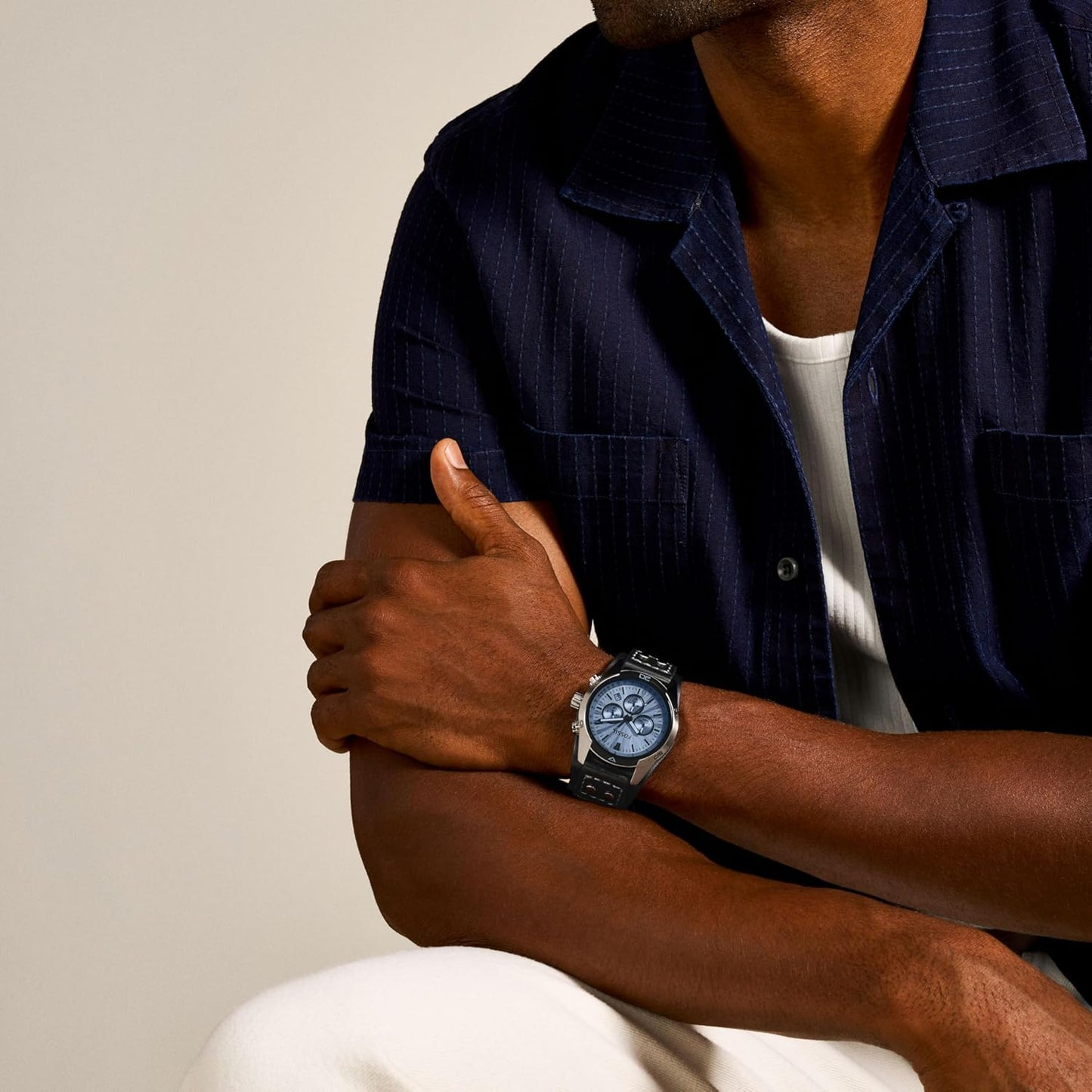 Fossil Reloj para Hombre Coachman, Movimiento cronógrafo de Cuarzo