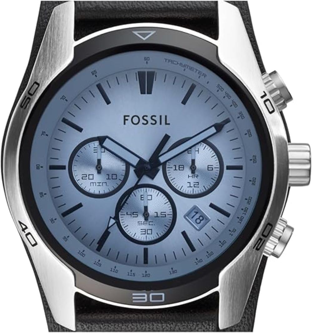 Fossil Reloj para Hombre Coachman, Movimiento cronógrafo de Cuarzo