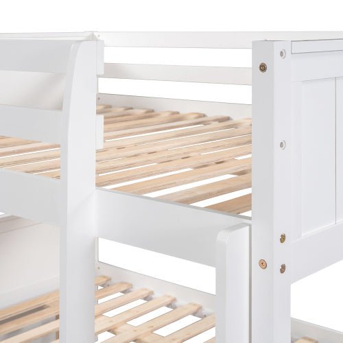 Full Over Full Bunk Bed With Twin Size Trundle - Rios Future Shop