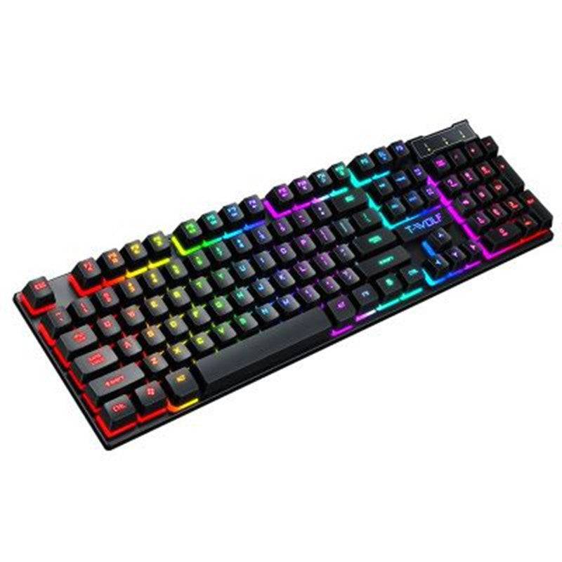 Gaming Usb Luminous Wired Keyboard Floating Manipulator - Rios Future Shop