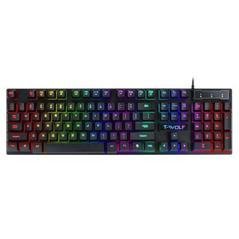 Gaming Usb Luminous Wired Keyboard Floating Manipulator - Rios Future Shop