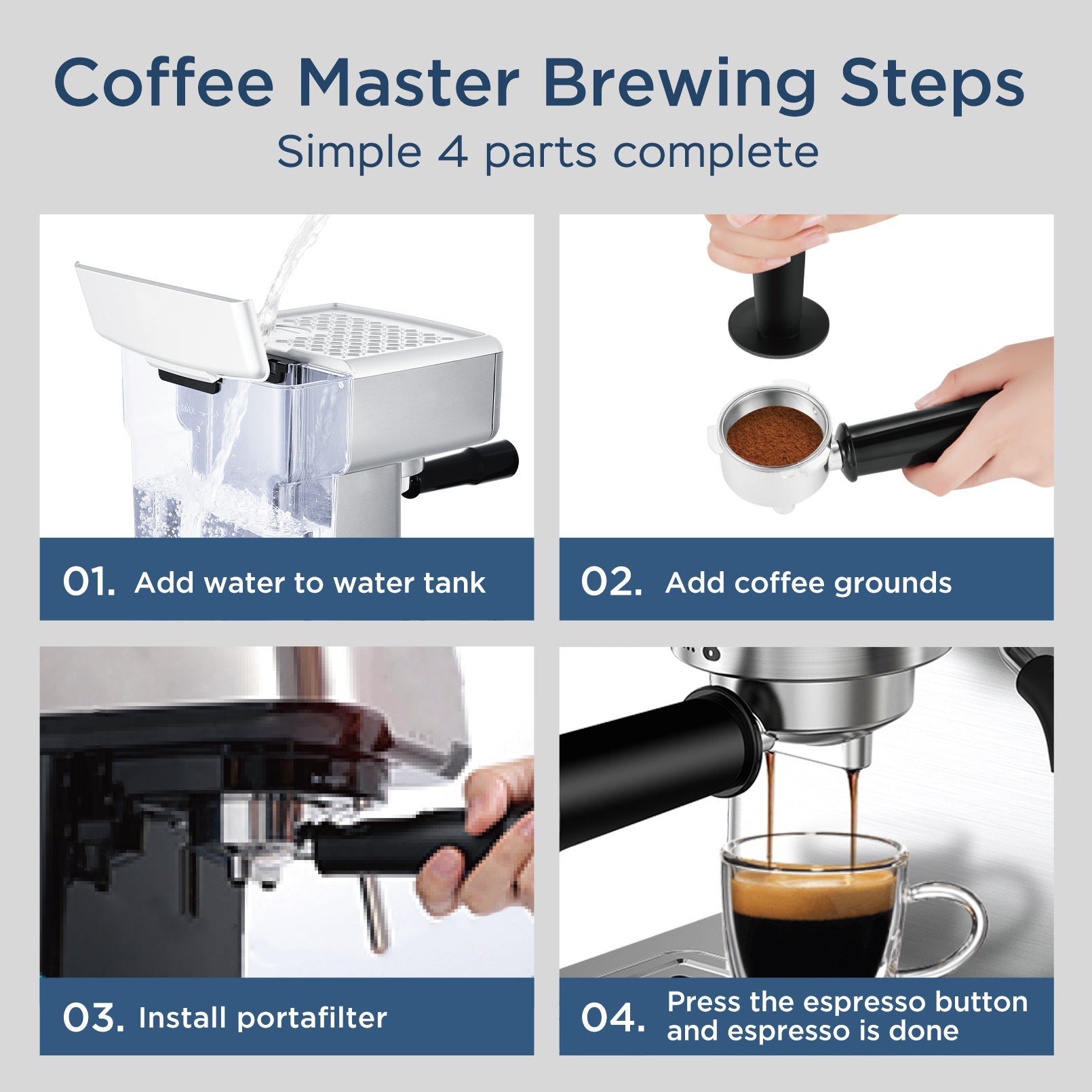 Geek Chef Espresso Machine - Rios Future Shop
