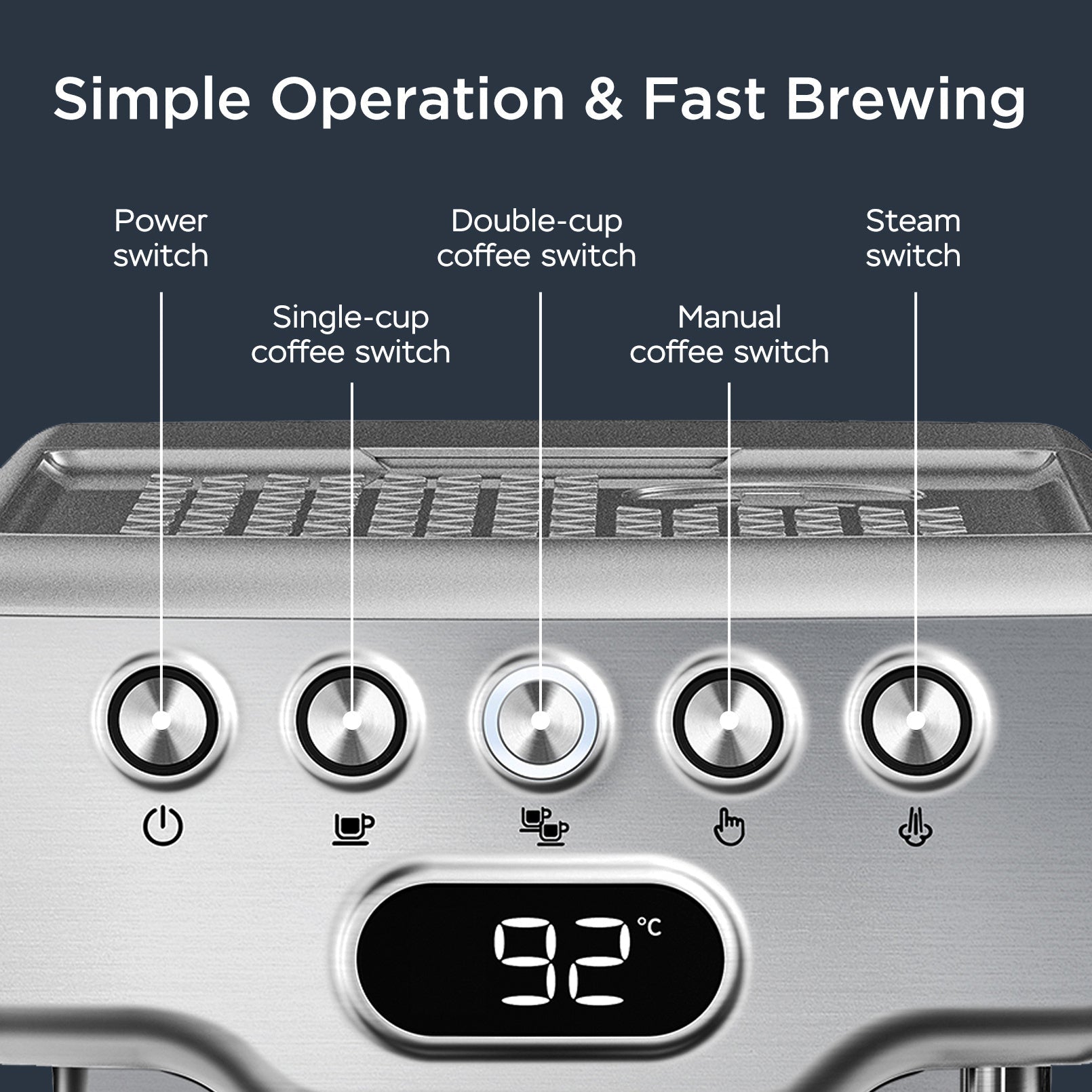 Geek Chef Espresso Machine - Rios Future Shop