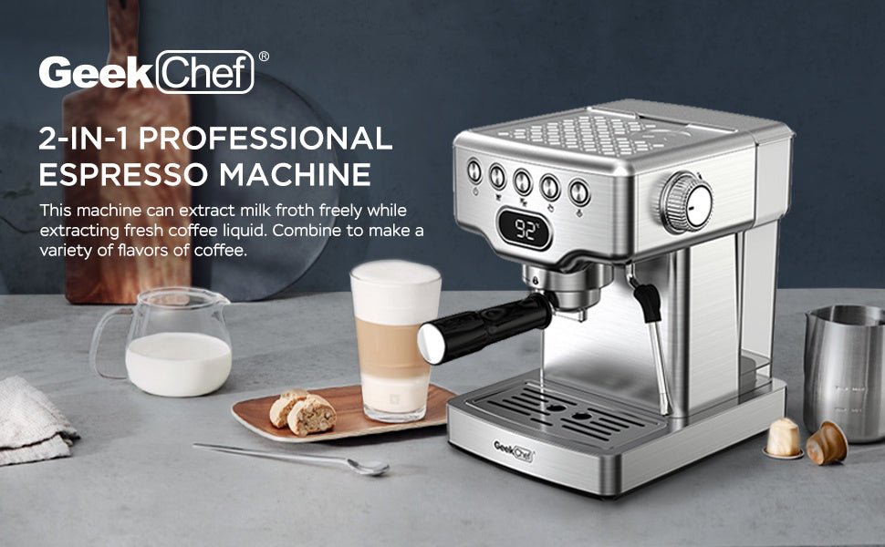 Geek Chef Espresso Machine - Rios Future Shop