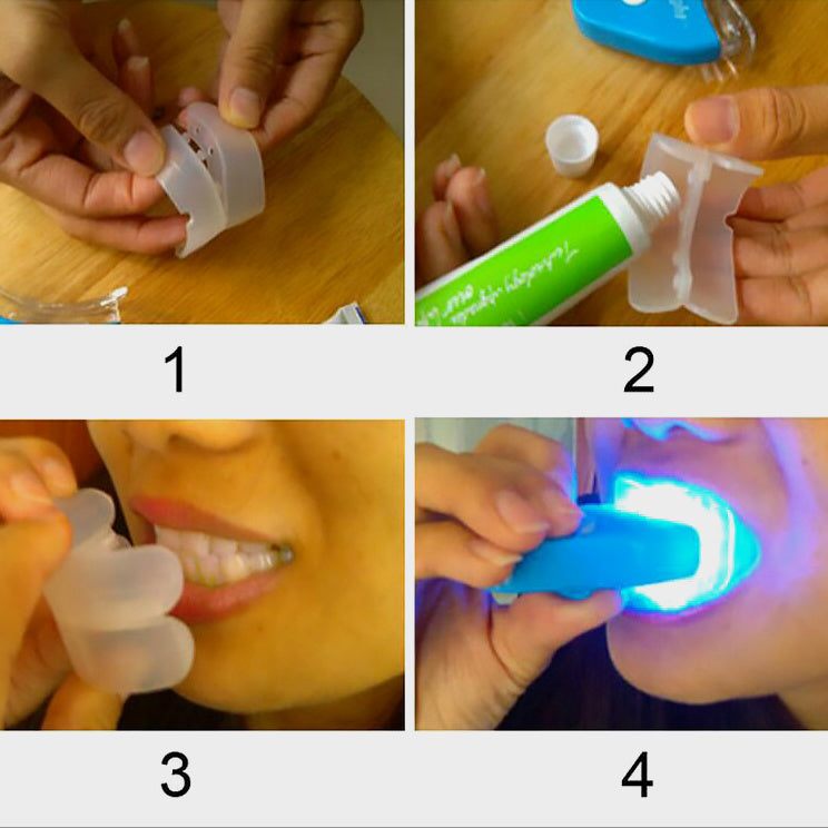 Gel Oral Dentes Clareamento Dental Clareador Clareamento Dental LED - Rios Future Shop