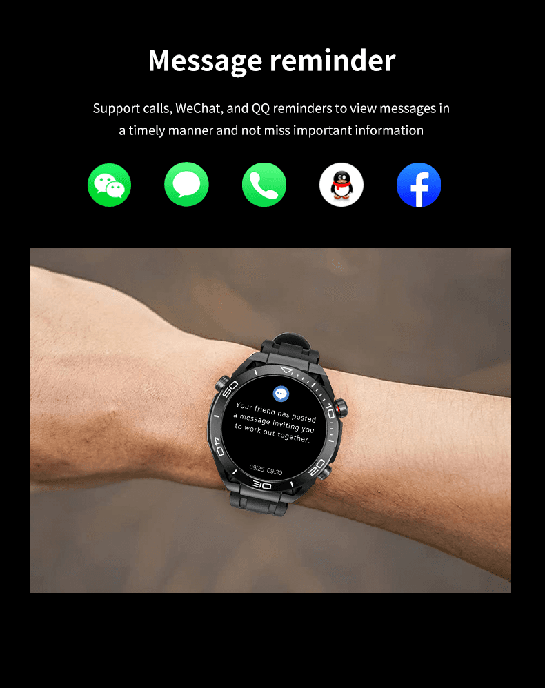 GS ultimate full touch screen smartwatch - Rios Future Shop