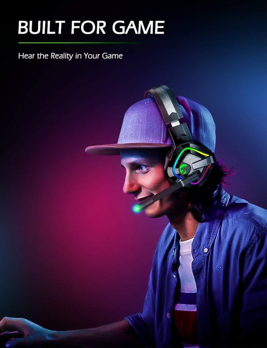 Cascos Gaming A66 con Luz RGB Dropea