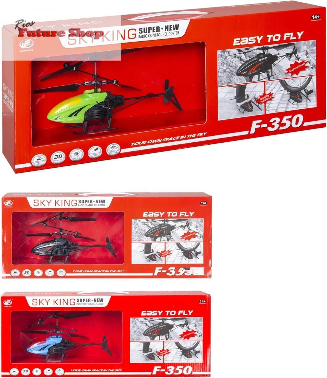 Helicóptero R/C 2 Canales - Rios Future Shop