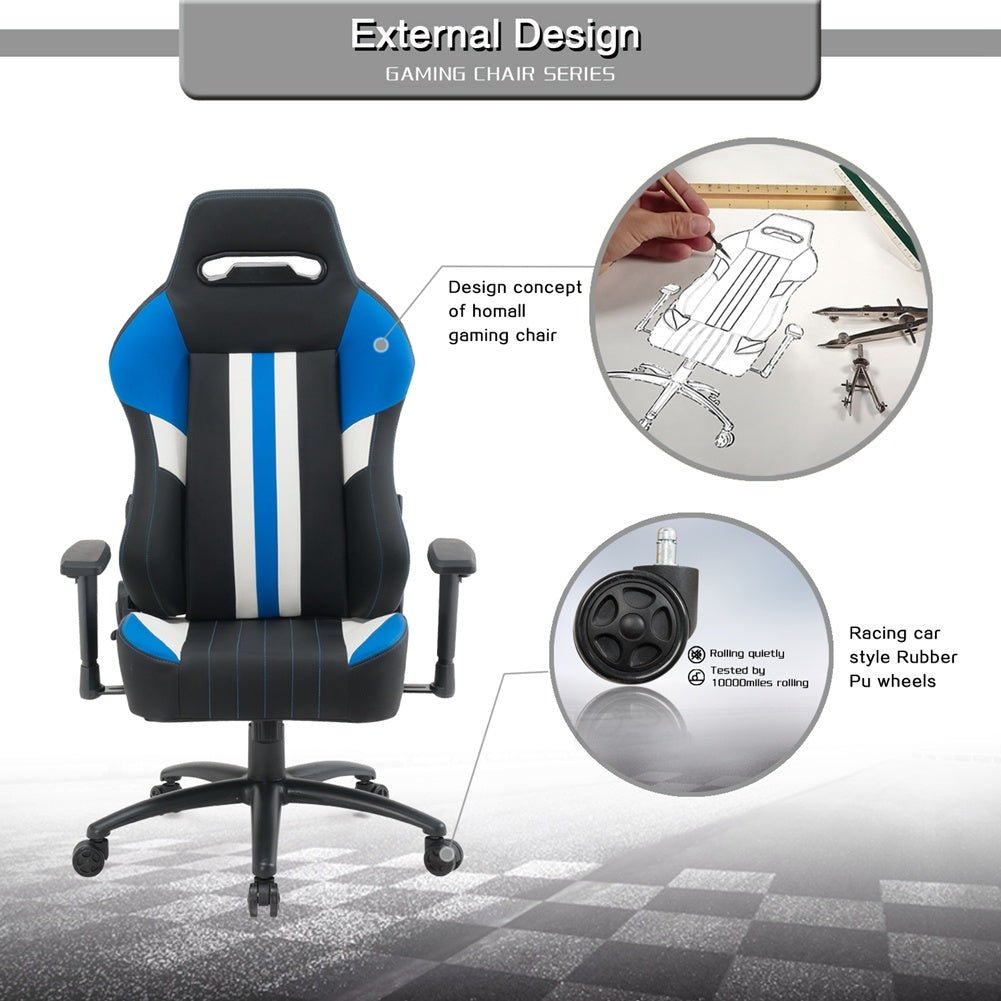 High Back Gaming Chair Racing Office Chair with PU Leather - Rios Future Shop