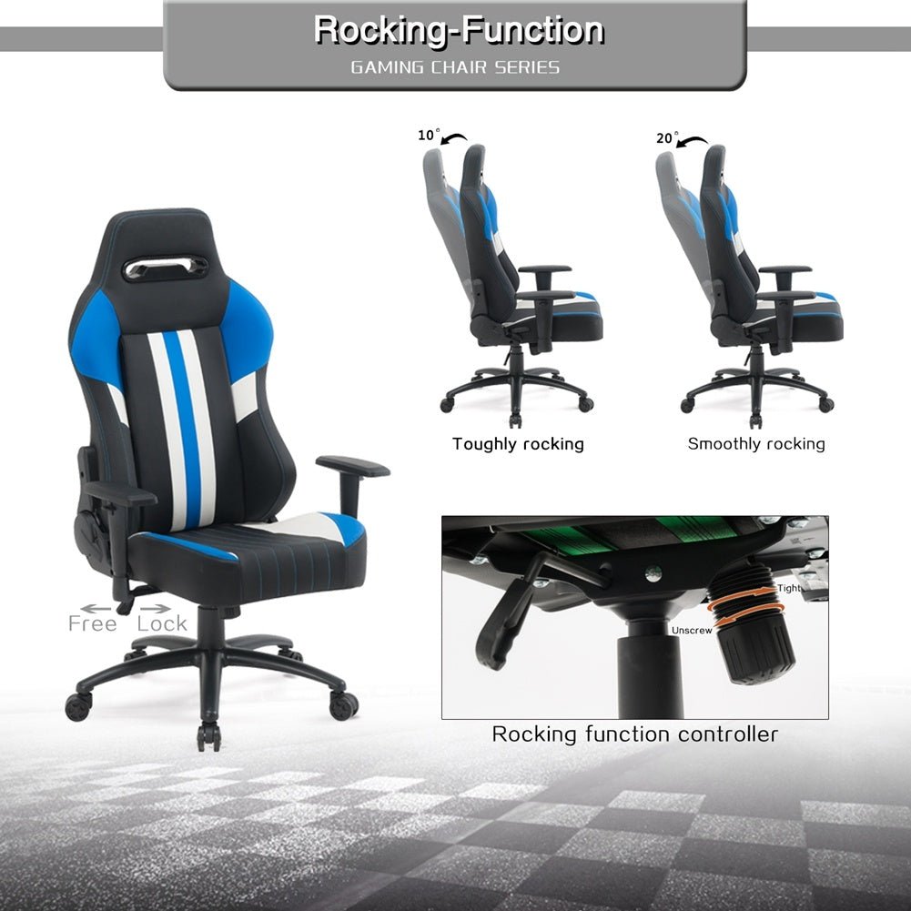 High Back Gaming Chair Racing Office Chair with PU Leather - Rios Future Shop