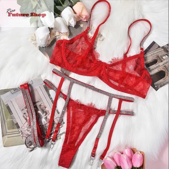 Hot Drill Ribbon Sexy Lingerie - Rios Future Shop