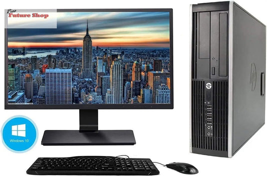 HP Elite 8300 Computador de mesa ecrã 22 polegadas (Intel Core i5-3470, 3,2 Ghz, 8 GB de RAM, disco 500 GB HDD, Windows 10 Home 64 bits) (recondicionado)