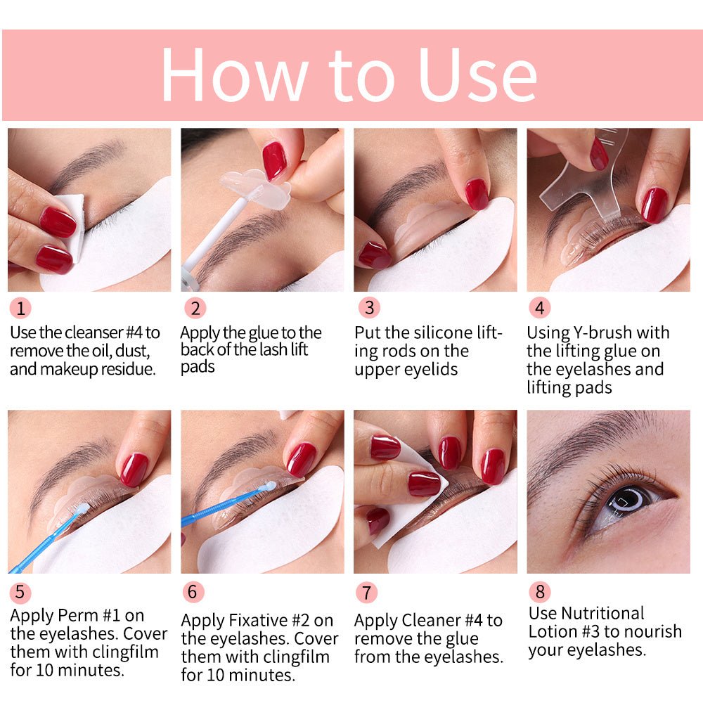 ICONSIGN Lash Lift Kit Lash Lifiting Eyelash Perming Kit Lash Curling Enhancer Eyes Makeup Tools - Rios Future Shop