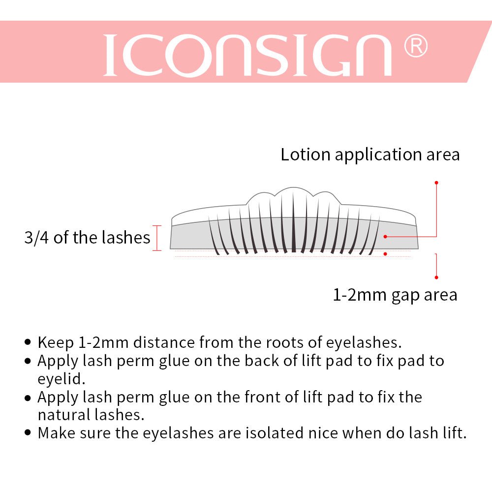 ICONSIGN Lash Lift Kit Lash Lifiting Eyelash Perming Kit Lash Curling Enhancer Eyes Makeup Tools - Rios Future Shop