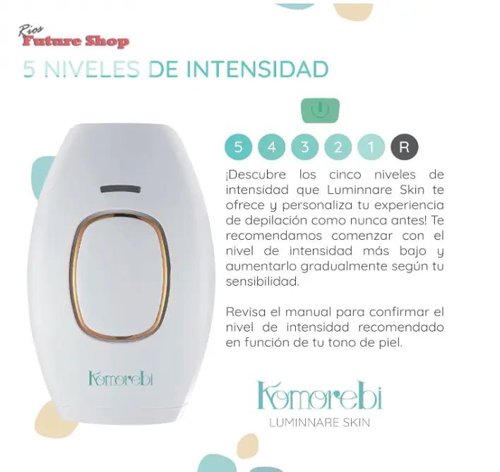 Komorebi - Depiladora a laser para mulher, máquina de depilação a laser - Rios Future Shop