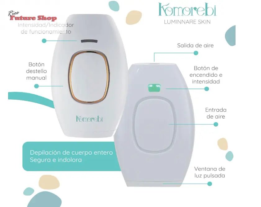 Komorebi - Depiladora a laser para mulher, máquina de depilação a laser - Rios Future Shop