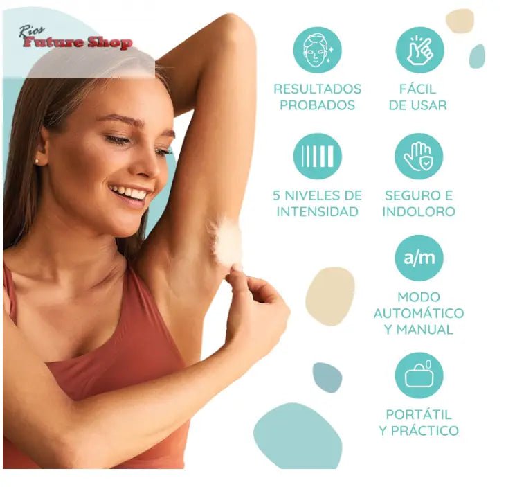 Komorebi - Depiladora a laser para mulher, máquina de depilação a laser - Rios Future Shop