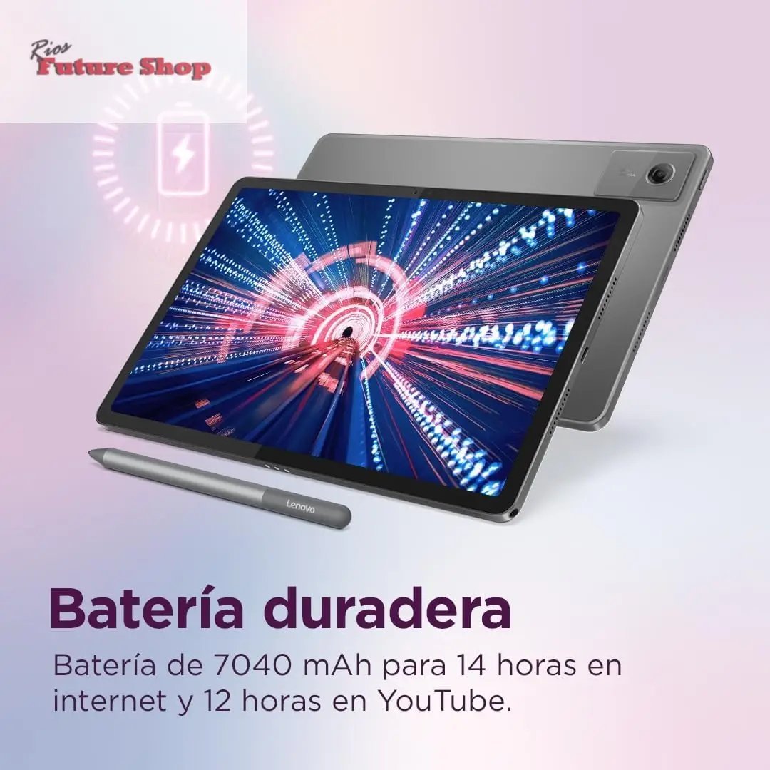 Lenovo Idea Tab – Tablet 11" 2.5K (MediaTek Dimensity 6300, 8 GB RAM, 256 GB UFS, 90 Hz, 4 Altavoces, Wi-Fi 5, Bluetooth 5.2, Android 15) Color Gris – Incluye Teclado Folio + Tab Pen