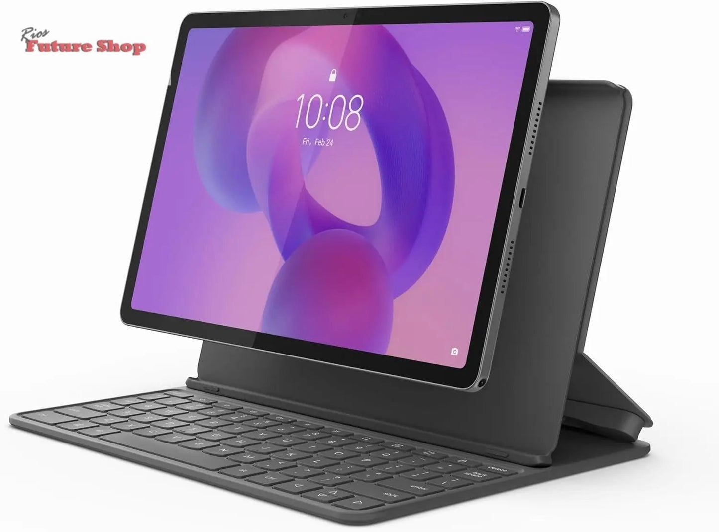 Lenovo Idea Tab – Tablet 11" 2.5K (MediaTek Dimensity 6300, 8 GB RAM, 256 GB UFS, 90 Hz, 4 Altavoces, Wi-Fi 5, Bluetooth 5.2, Android 15) Color Gris – Incluye Teclado Folio + Tab Pen