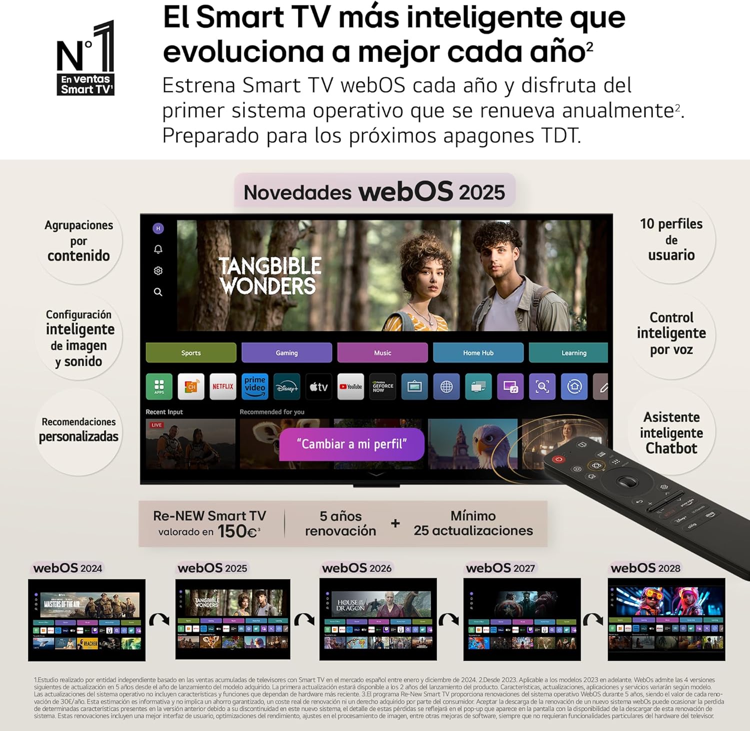 LG 55QNED84A6C Televisão de 55", 4K QNED EVO, Smart TV, WebOS 25, processador potente e inteligente, Super Upscaling, Dolby Dilgital Plus, Alexa/Google Assistant, preto