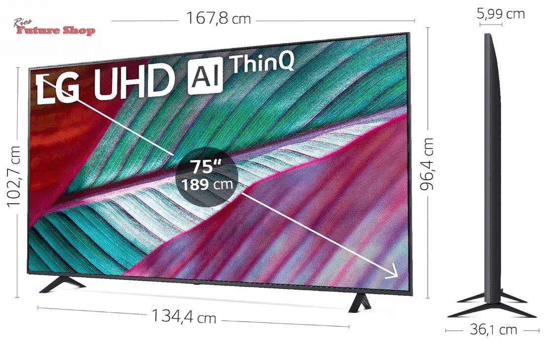 LG 75", 4K UHD, Smart TV - Rios Future Shop