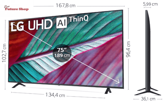 LG 75", 4K UHD, Smart TV - Rios Future Shop