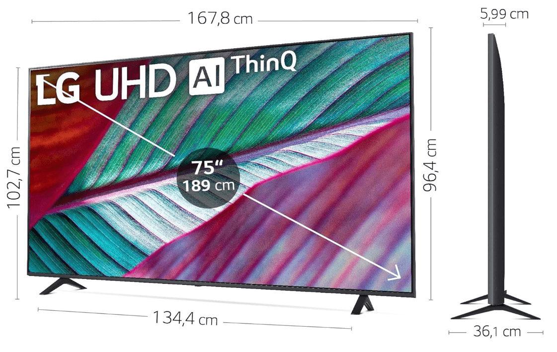 LG 75", 4K UHD, Smart TV - Rios Future Shop