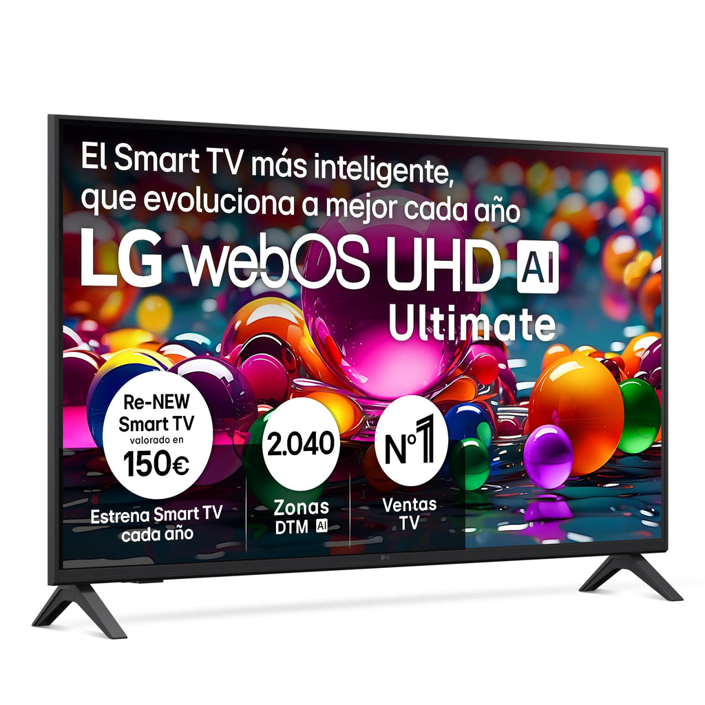 LG 55UA73006LA - TV 55", UHD 4K, WebOS 25, Ultimate IA, HDR10 Pro, Super Upscaling, Dolby Digital Plus, Google Assistant, Black
