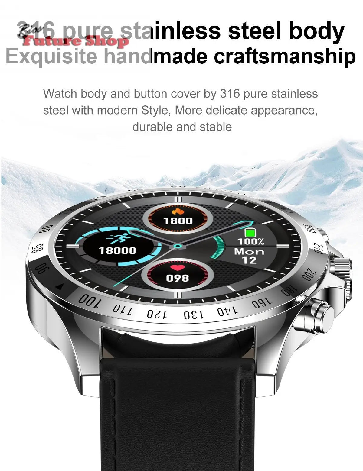 LW09 Business SmartWatch - Rios Future Shop