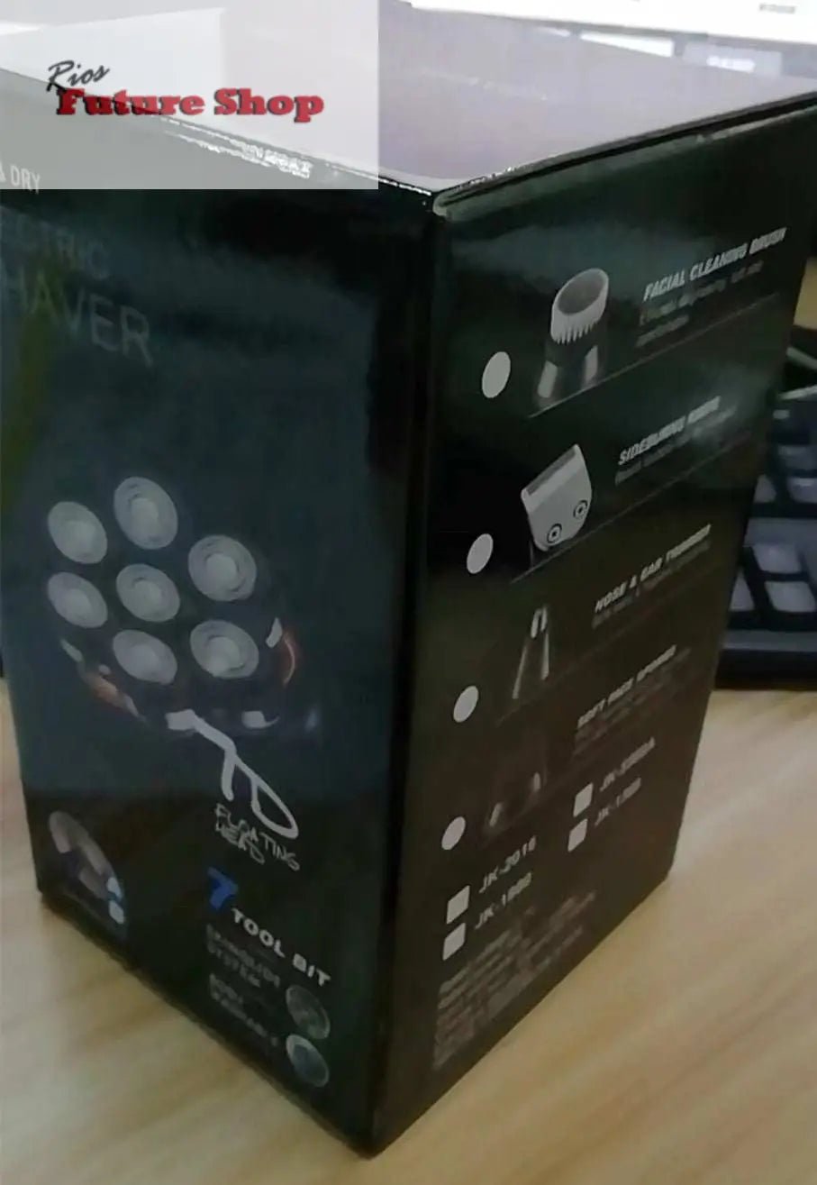 Máquina de barbear digital lavável masculina de sete lâminas - Rios Future Shop