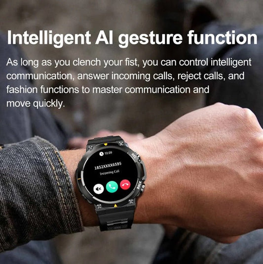 MAX18 Men Smartwatch AMOLED1.43inch - Rios Future Shop