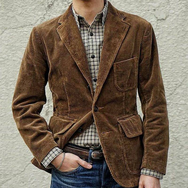 Men's casual fashion solid color jacket for men - Rios Future Shop
