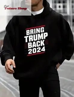 Men's Printed Hoodie Trump 2024 (USA) - Rios Future Shop