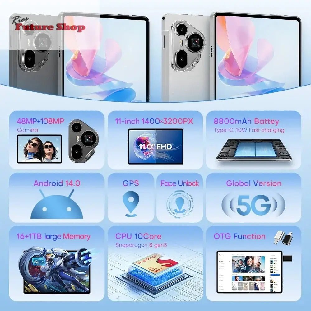 MI Tablet Pad 7 Ultra Android 11" - Rios Future Shop