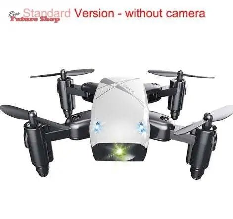 Micro Foldable RC Drone 3D Bearing Steering Wheel Remote Control Quadcopter Toys With Camera WiFi APP Control Helicopter Dron Kids Gift - Rios Future Shop