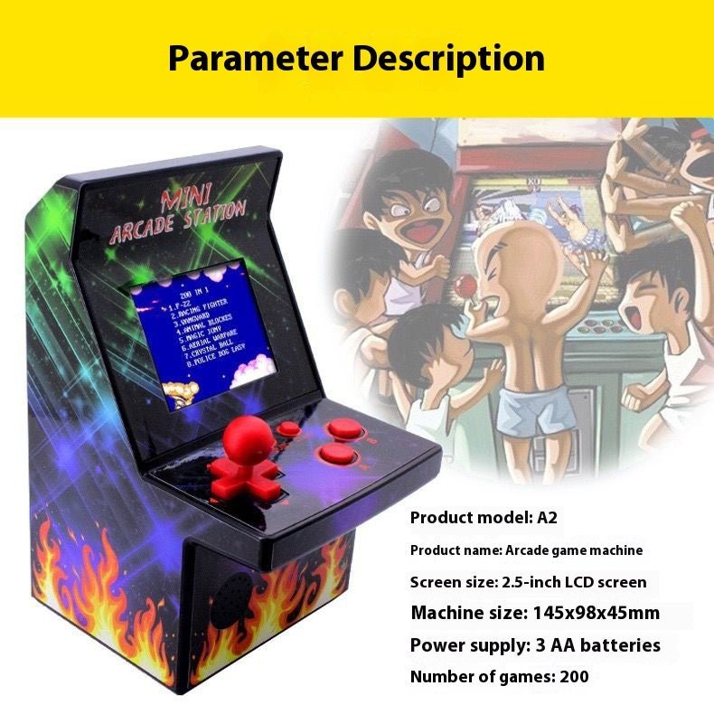 Mini Handheld Game Machine Children's Nostalgia Small Arcade - Rios Future Shop