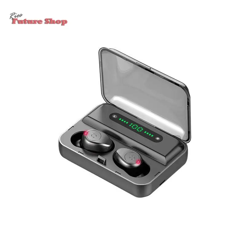Multifunction Bluetooth Headset Binaural Movement Power Bank Phone Support - Rios Future Shop
