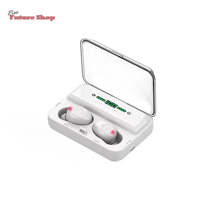 Multifunction Bluetooth Headset Binaural Movement Power Bank Phone Support - Rios Future Shop