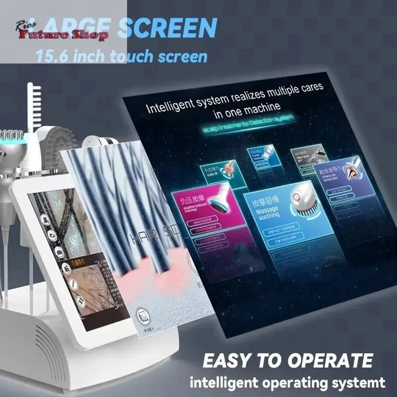 Multifunctional 15 inch 5 In 1 High Frequency Hair Scalp Machine - Rios Future Shop