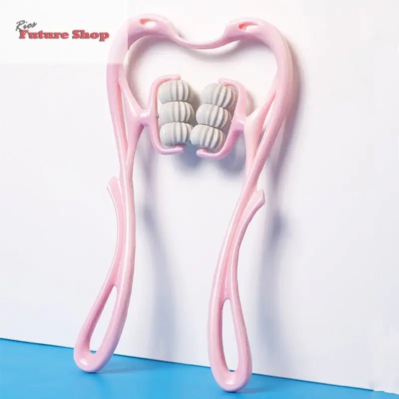 Multifunctional Manual Six - wheel Neck Massager Massage Relieve Roller Massage Tool - Rios Future Shop