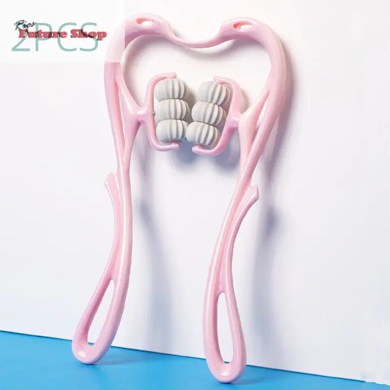 Multifunctional Manual Six - wheel Neck Massager Massage Relieve Roller Massage Tool - Rios Future Shop