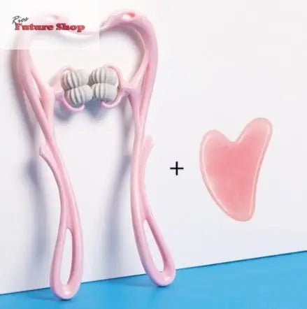 Multifunctional Manual Six - wheel Neck Massager Massage Relieve Roller Massage Tool - Rios Future Shop