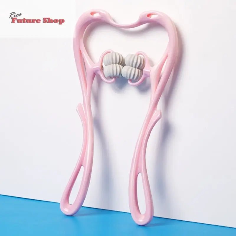 Multifunctional Manual Six - wheel Neck Massager Massage Relieve Roller Massage Tool - Rios Future Shop